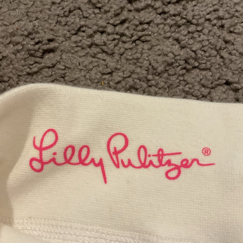 Lily Pulitzer The Beach Pants 100% Linen Blue Boats Boating Relaxed Fit sz XS - Picture 2 of 8